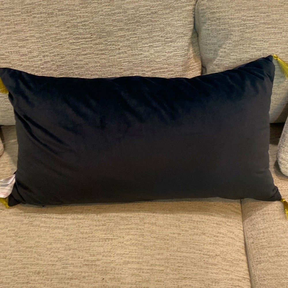 NWOT Cynthia Rowley Curious Ouija Halloween Black Cushion Pillow “PRICE IS FIRM - Picture 6 of 11